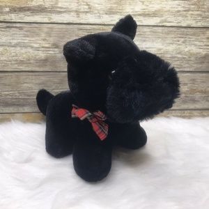 Vntg Love Land Black Scottish Terrier Plush